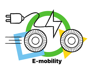 COMAN / E-mobility brand brand design branding illustrations illustrator logo logo design