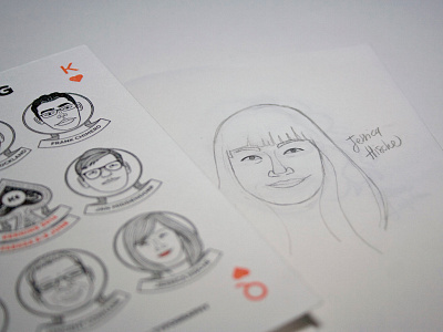 Kerning caricatures: Jessica Hische