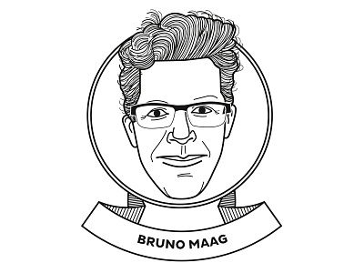 Bruno Maag badges caricatures kerning 2015