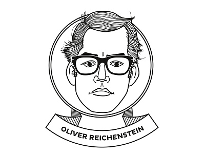 Oliver Reichenstein badges caricatures kerning 2015