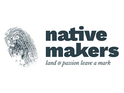 Native Makers Logo brand logo oil makers wine makers