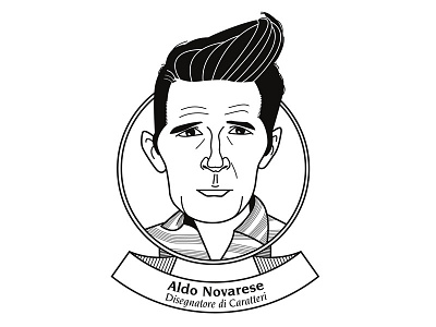 Aldo Novarese: disegnatore di caratteri caricature type design type designer