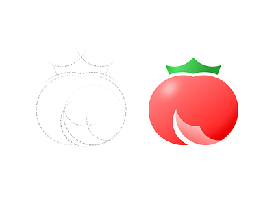 Tomato Novel fiction fruit logo novel paper tomato