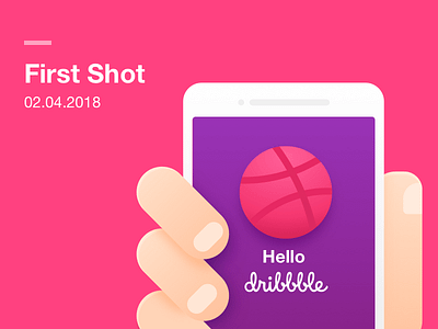 First Shot debut dribbble first shot