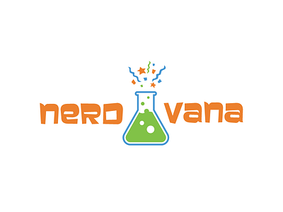 Nerdvana logo concept 2