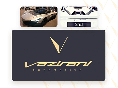 Logo Design - Vazirani brand brand design car hypercar india logo logodesign