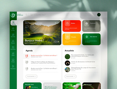 Intranet - PNDLR art direction branding design ui desktop flat minimal ui ux website