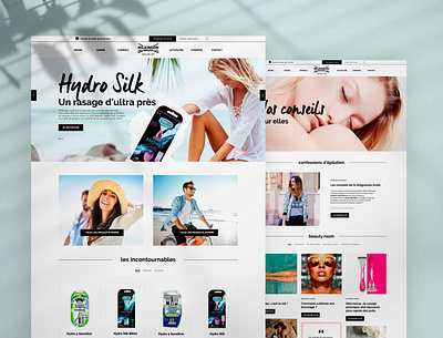 Website - E-shop - Wilkinson art direction beauty branding design ui desktop e commerce shop ui ux website