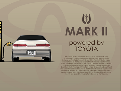 TOYOTA MARK II branding car graphic design logo toyota