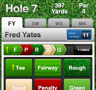 AccelGolf iPhone app