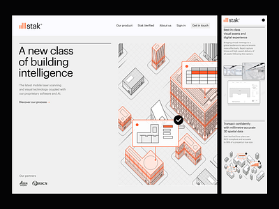 Stak marketing website brand brand design design grid grid systems illustration layout property real estate tech trending ui website