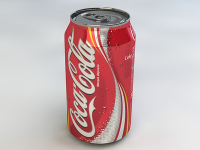 Coca Cola can render 3d c4d cinema4d coca cola product visualization render