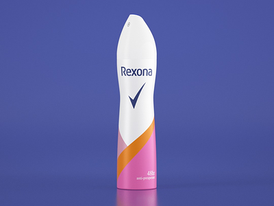 Rexona deo 3D model 3d advertising deodorant model render rexona visualisation