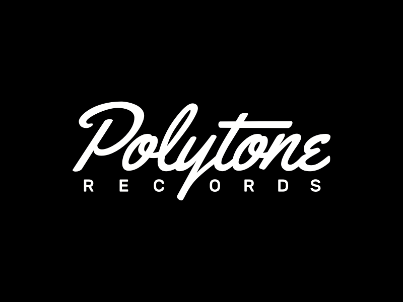 Polytone Records Logo polytone identity vinyl records music logotype logo branding