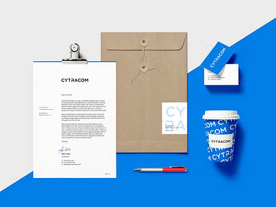 Cytracom Branding Mockup branding calls identity internet logo logotype mark mockup voip