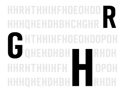 New Typeface - Characters