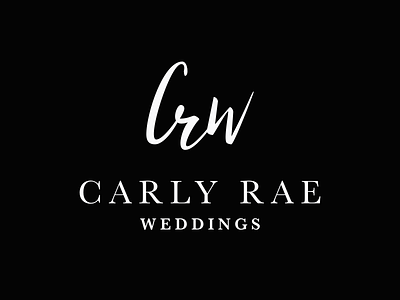 CRW - Branding branding bride design events identity logo planner script serif wedding