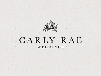 CRW - Unselected branding bride design events huckleberry identity logo planner serif wedding