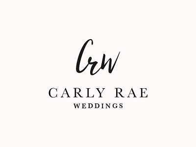 CRW - Branding branding event logo logomark logotype mark script serif wedding