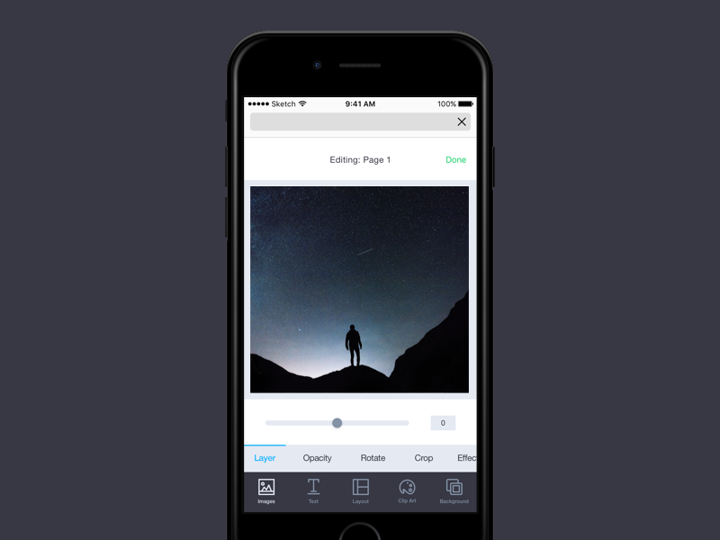 Mobile Editor web sketch photobook layer image photo editor iphone mobile