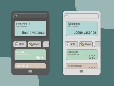 Interface téléphone creation design template téléphone