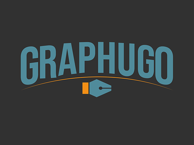 Graphugo logo horizontal creation design graphics illustration logo
