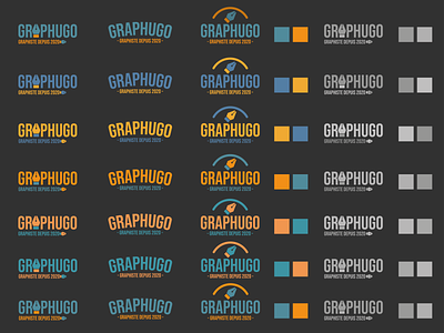 Logo Graphugo test couleur branding couleur creation design graphics icon logo test typography vector
