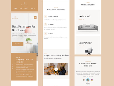 Responsive-furniture web design