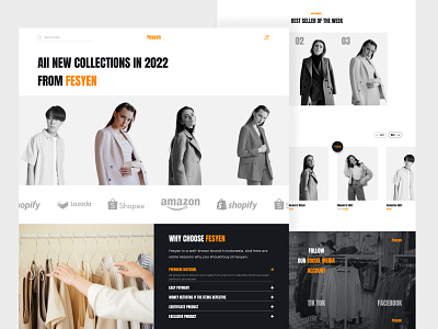 Fashion Web Design - Exploration design fashion fashion web design ui ux web web design