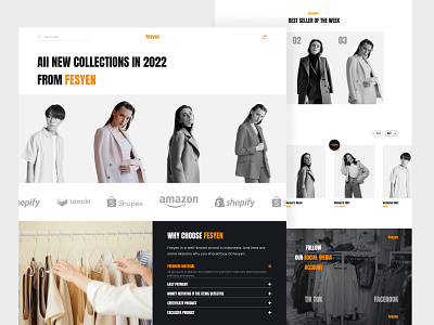 Fashion Web Design - Exploration