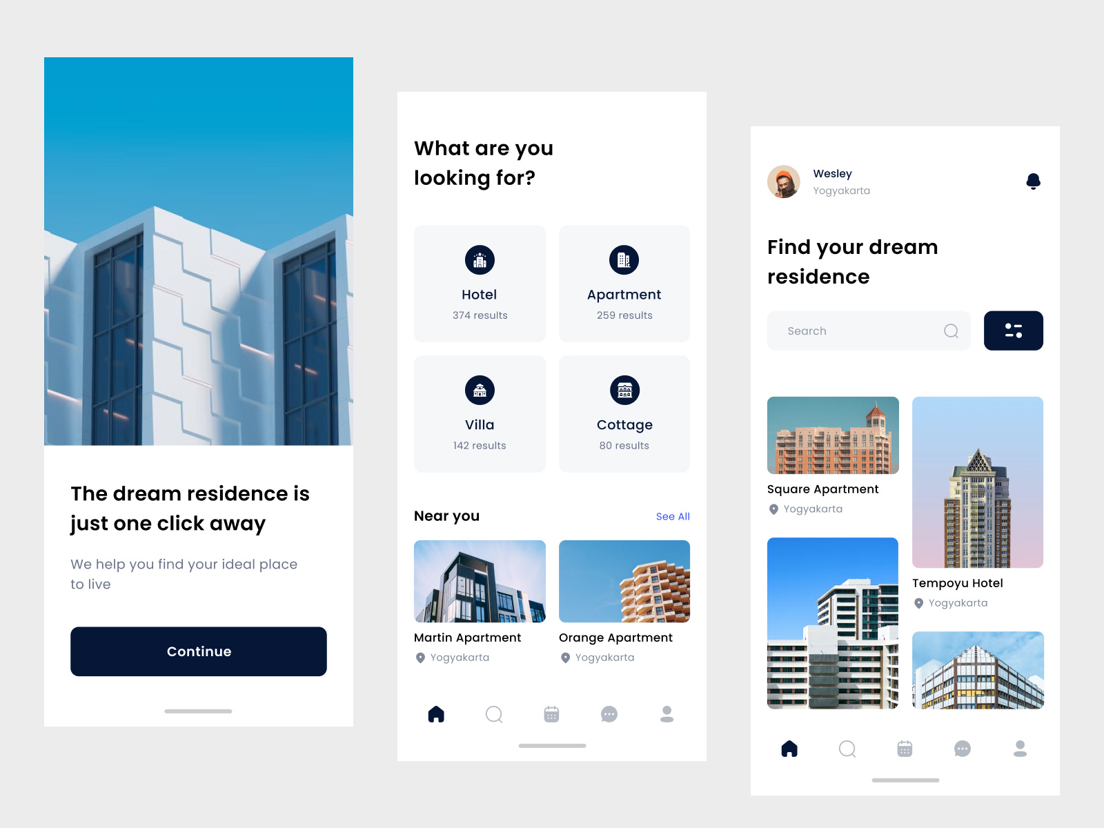 Rent Mobile App Exploration by lingga Prasetya on Dribbble