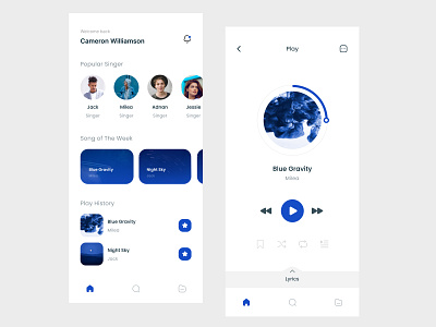 Music Mobile App - Exploration design mobile mobile app music design music mobile app ui ux web