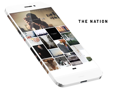 The Nation - Responsive One / Multi Page Template business creative fullscreen minimal design multi page multi purpose one page parallax photography portfolio responsive shop