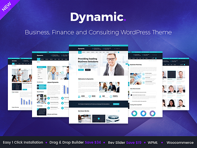 Dynamic - Finance and Consulting Business WordPress Theme advisor broker brokerage business company consulting consulting wp finance financial insurance trader trading
