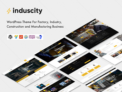 Induscity - Factory, Industry, Manufacturing Business WP Theme