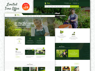 GRD - Gardening, Lawn & Landscaping WordPress Theme