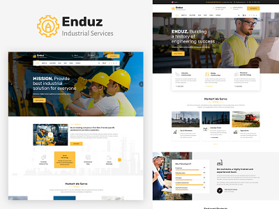 Enduz - Industrial & Factory Business WordPress Theme