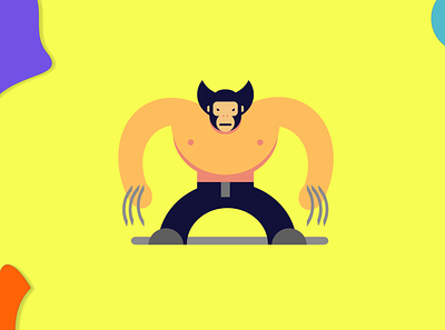 Wolverine adobe xd gravit designer illustration