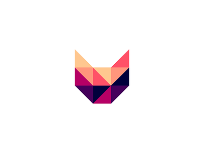 Fox 🦊 abstract concept design flat fox fox illustration fox logo foxbruary geometic icon icon design illustration logo logo design logomark mosaic
