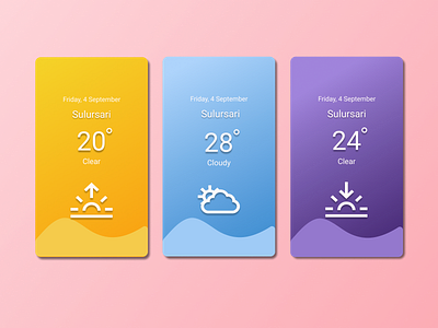 Weather App android app app design minimal mobile mobile app mobile ui ui weather weather app