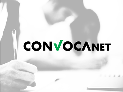 Convocanet brand logo logotype mark symbol