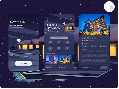 Hotel app - Mobile Concept