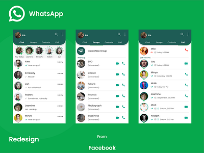 Whatsapp Redesign