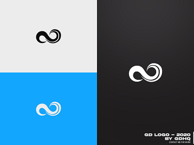 GD LOGO - 2020 branding design icon illustrator logo logomark minimal personal brand vector