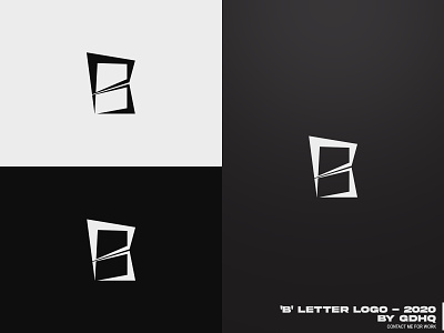 B LETTER LOGO b letter branding design icon illustrator logo logomark minimal