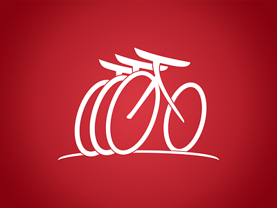 Logo concept graphic bike concept logo