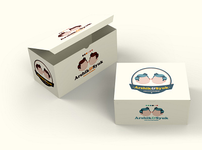Arshik&Syuk Collectionshop botoque box brown cooper black green illustration logo malay mockup package packaging vector