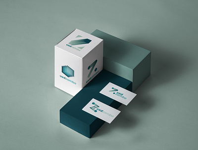 UXD Zambo Logo adobe box branding business card card design gradient green greeting card illustration illustrator layers logo minimal minimalist mockup photoshop ux vector