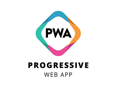 Progressive Web App Logo branding graphic design logo startup tech