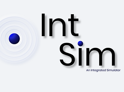 IntSimLogo app design figmaafrica figmadesign icon logo typography